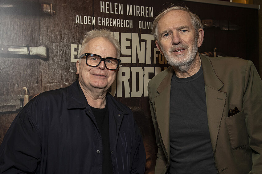 Premierengast Herbert Grönemeyer mit Regisseur Anton Corbijn © Oliver Kern