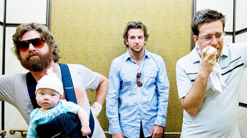 Hangover Bradley Cooper, Ed Helms und Zach Galifianakis